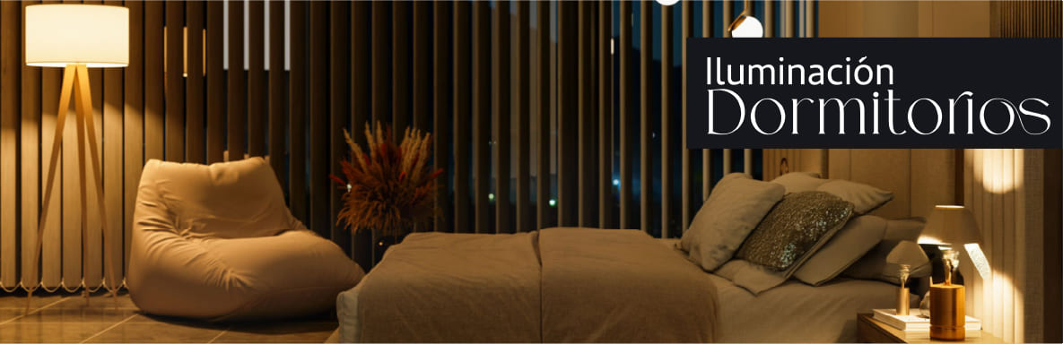 Lámparas para Dormitorio - Lámparas colgantes y de velador en un dormitorio, creando un ambiente acogedor y relajante con luz cálida.